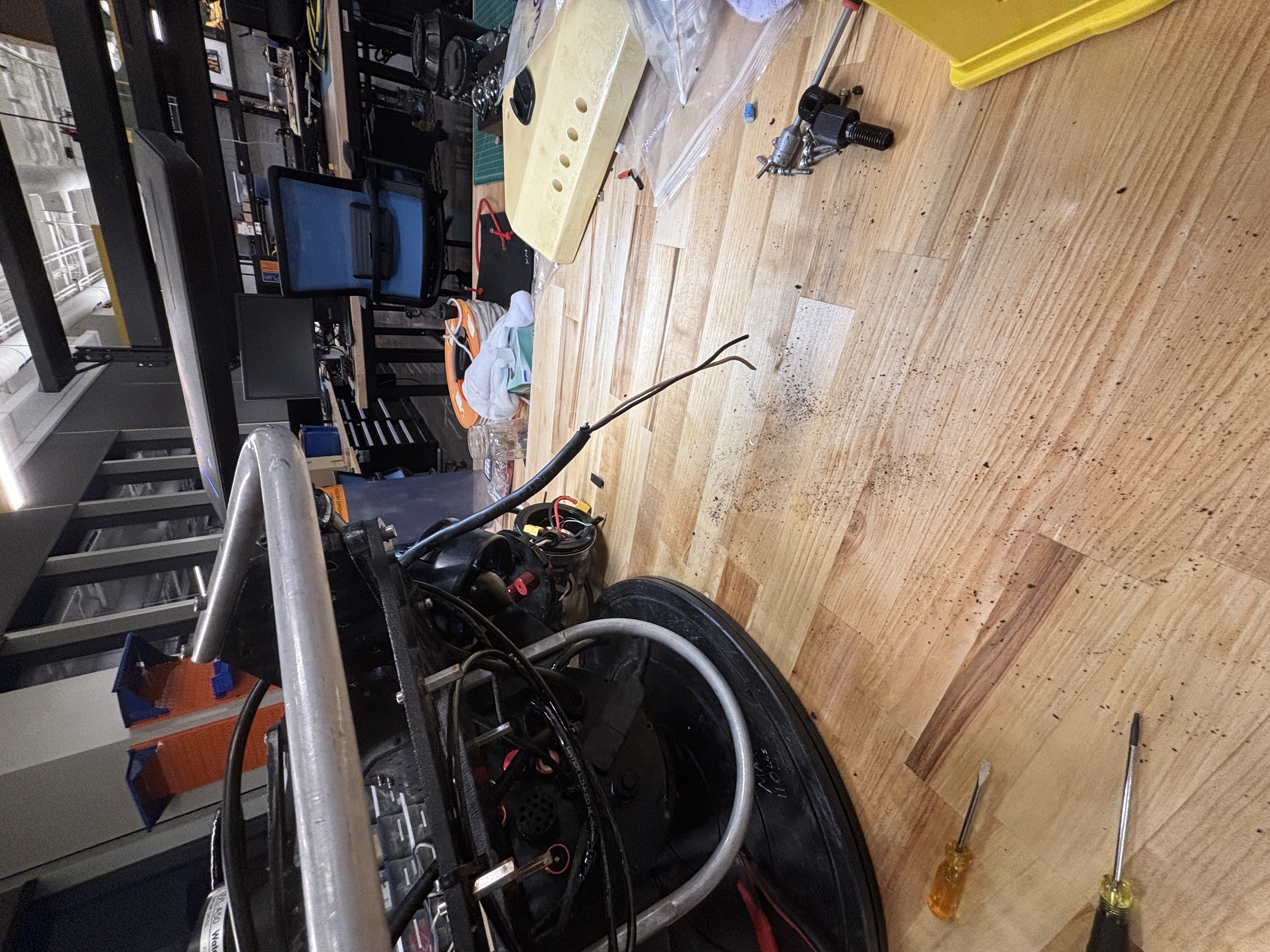 Cable after removing the penetrator.