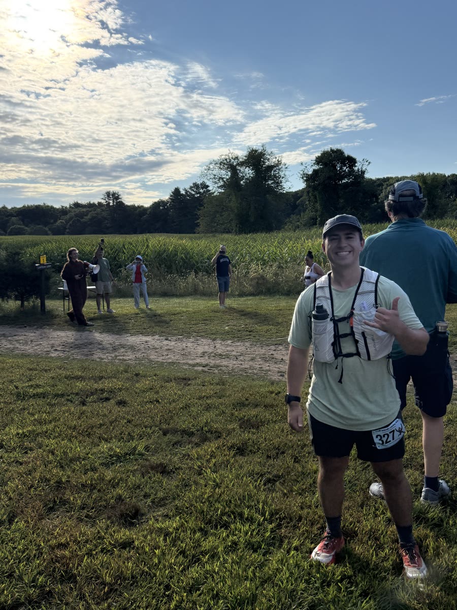 Steven at the TARC Fall Classic 50 mile